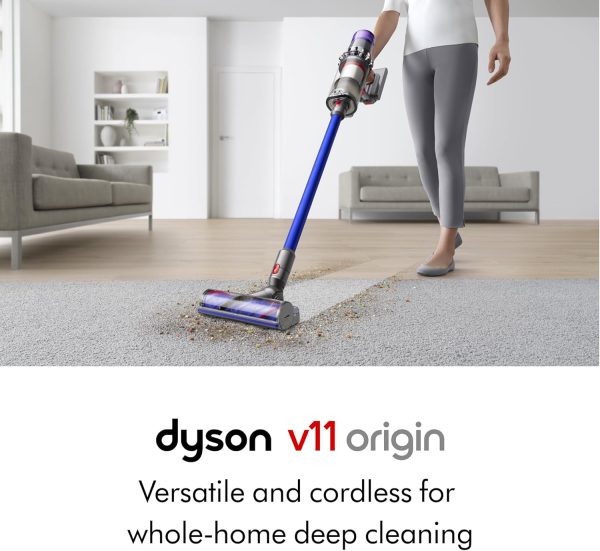Dyson V11 Origin Cordless Vacuum, 185AW, 3 Power Modes, Up to 60 Minutes,² Deep Cleans Hard Floors and Carpets, Detangles pet Hair, Converts to Handheld - Image 7