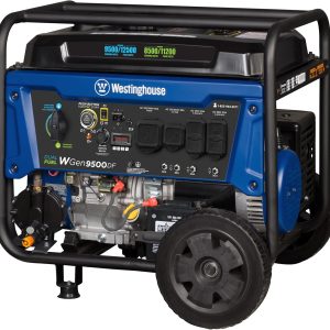 Westinghouse 12500 Watt Dual Fuel Home Backup Portable Generator, Remote Electric Start, Transfer Switch Ready, Gas and Propane Powered